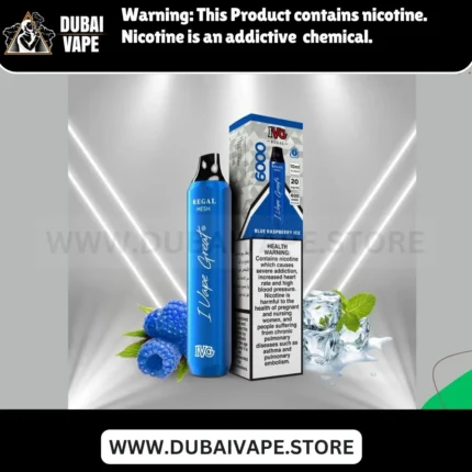 BLUE RASPBERRY ICE IVG REGAL 6000 PUFFS