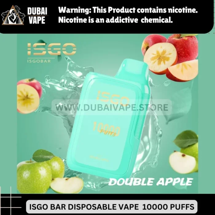 ISGO BAR DUBBLE APPLE 10000 PUFFS