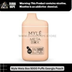Myle meta box 5000 puffs Georgia Peach