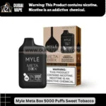 Myle meta box 5000 puffs Sweet Tobacco