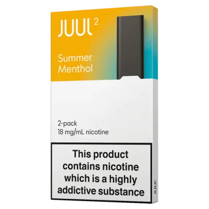 JUUL 2 SUMMER MENTHOL PODS – 18 Mg NICOTINE IN UAE