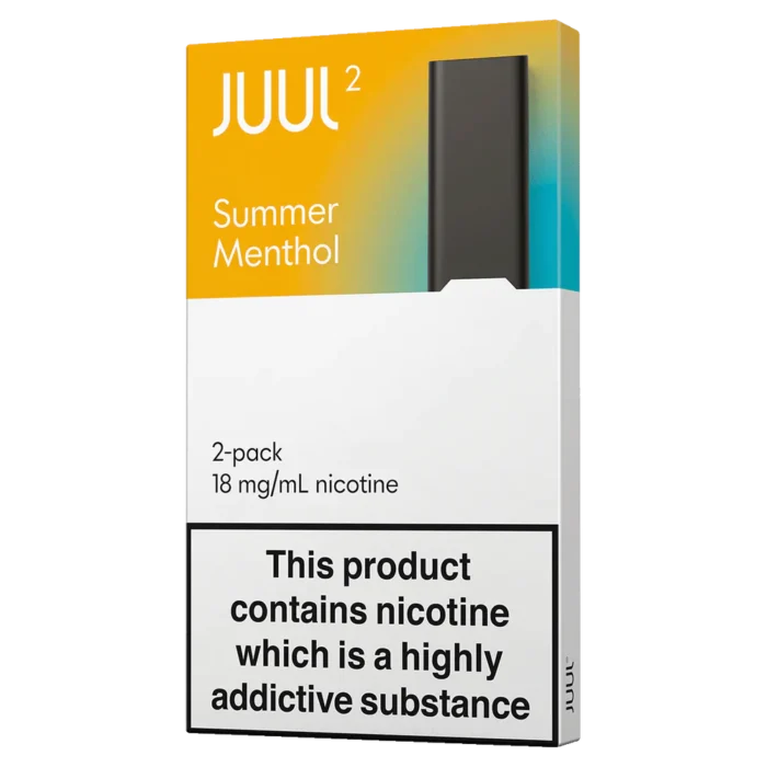 JUUL 2 SUMMER MENTHOL PODS – 18 Mg NICOTINE IN UAE