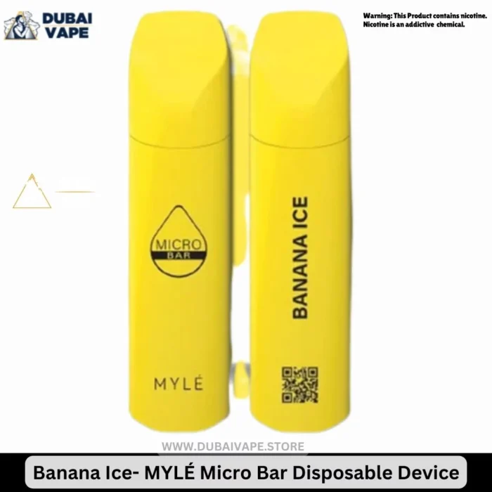 Banana Ice- MYLÉ Micro Bar 1500 Puffs Disposable Device Banana Ice- MYLÉ Micro Bar 1500 Puffs Disposable Device