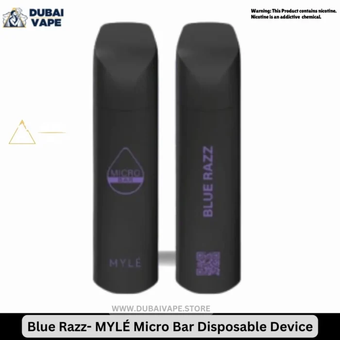 Blue Razz- MYLÉ Micro Bar 1500 Puffs Disposable Device Blue Razz- MYLÉ Micro Bar 1500 Puffs Disposable Device