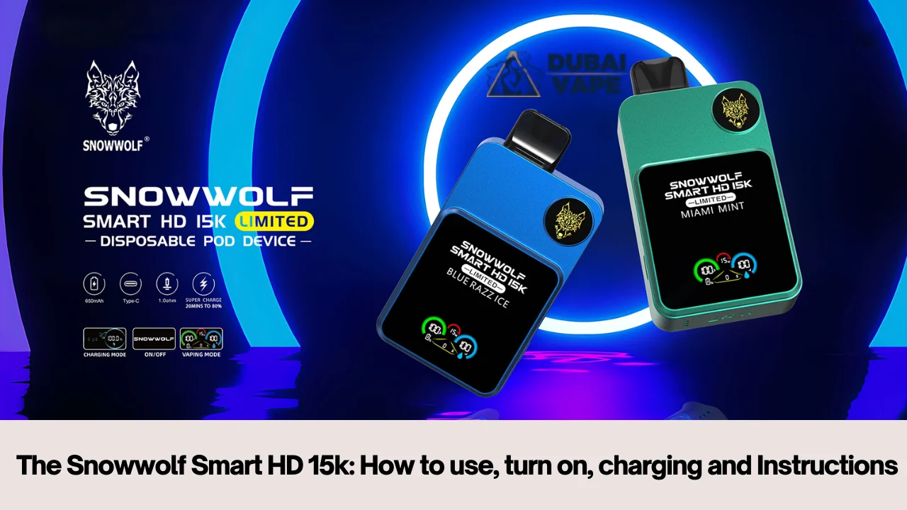 The Snowwolf Smart HD 15k How to use, turn on, charging and Instructions