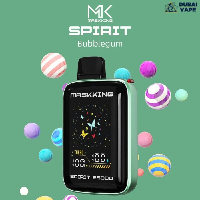 MASKKING Spirit 25000 Puffs 50MG Disposable Vape in Dubai Bubble Gum