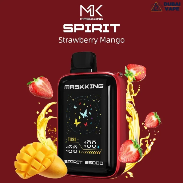 MASKKING Spirit 25000 Puffs 50MG Disposable Vape in Dubai Strawberry Mango