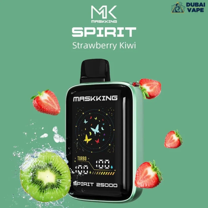 MASKKING Spirit 25000 Puffs 50MG Disposable Vape in Dubai Strawberry kiwi